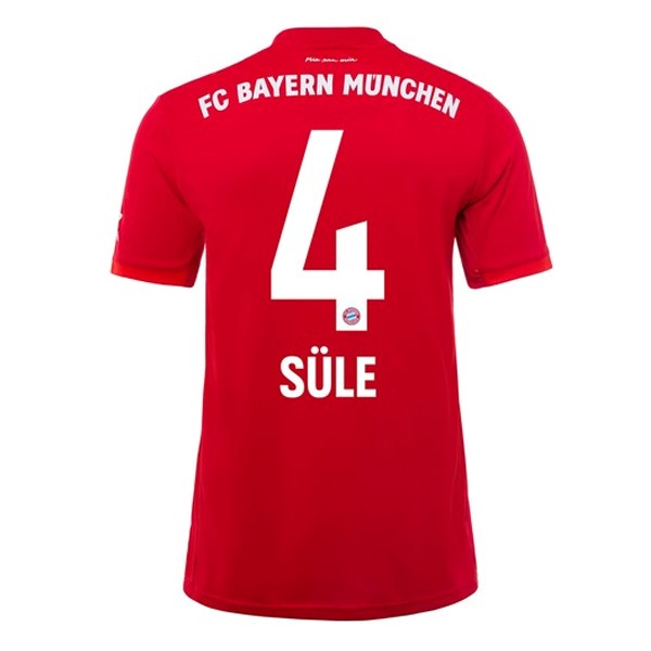 Camiseta Bayern Munich NO.4 Sule Replica Primera Ropa 2019/20 Rojo